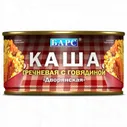 Мясные консервы Барс Каша Дворянская греч. с говяд. вкусный ужин ключ, 325г