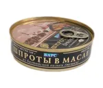 Шпроты в масле БАРС ГОСТ 160 гр. с ключом Калининградская обл.