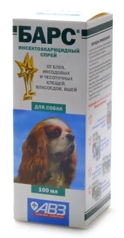Агроветзащита - Барс Спрей для собак от блох и клещей инсектоакарицидный АВ766