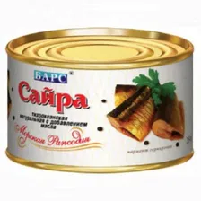 Сайра тихоокеанская БАРС 250гр 1/48