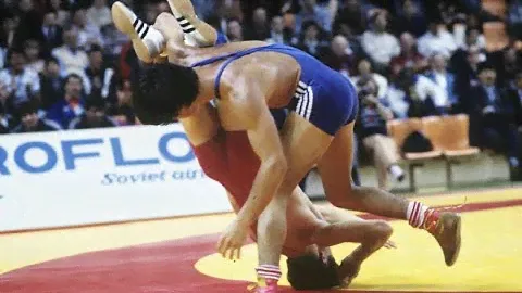 Олимпийские игры 1988 вольная борьба (52 кг / 6 круг) Вале Йорданов (BUL) vs Владимир Тогузов (USSR)