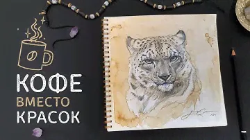 Поэтапный рисунок Снежного Барса