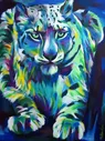 Картина по номерам Paintboy Original "Снежный барс" 40х50см