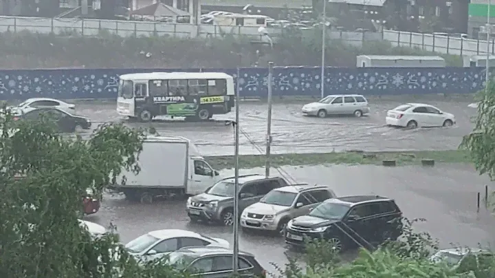 Потоп Краснодар ул.40 лет Победы 22.07.2022