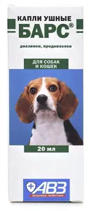 Барс капли ушные